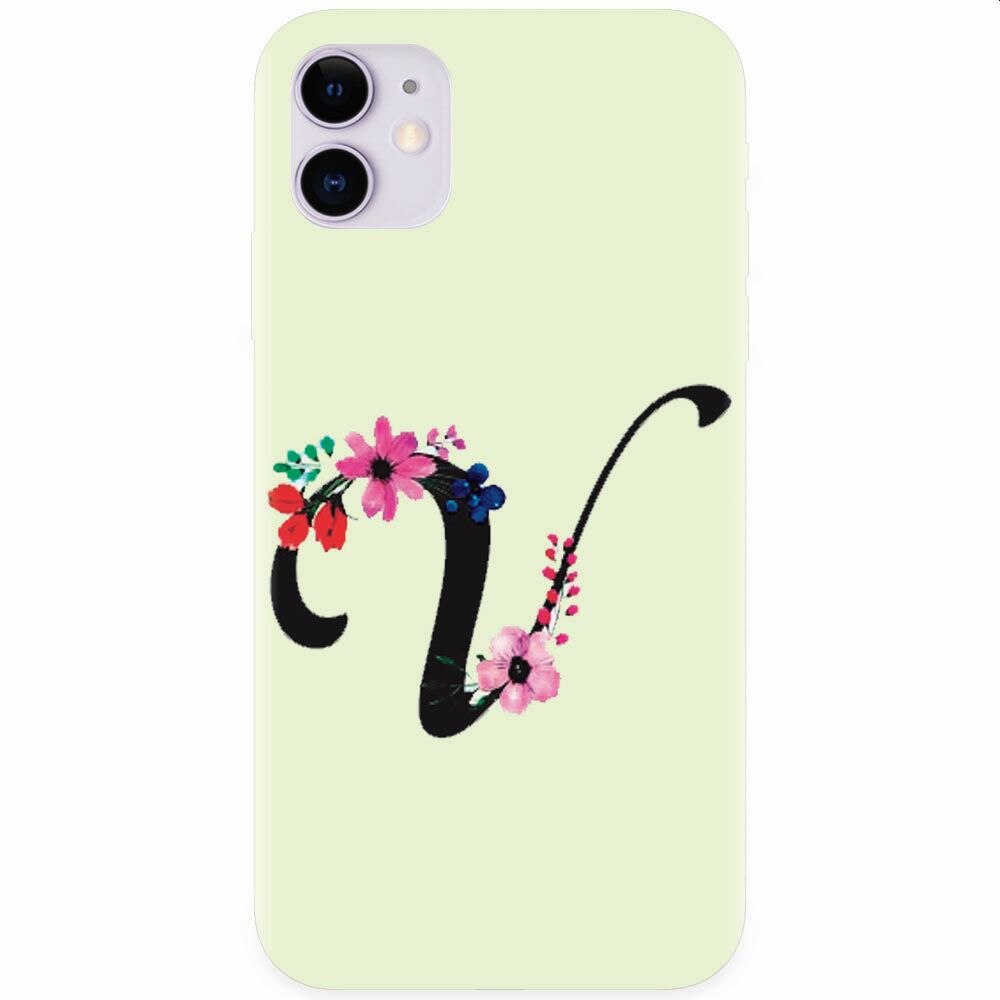 Husa silicon pentru Apple Iphone 11, Litera V