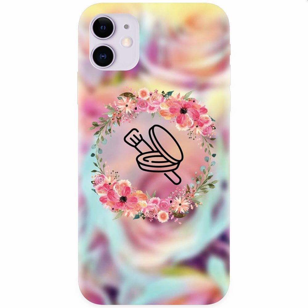 Husa silicon pentru Apple Iphone 11, Make Up Expert