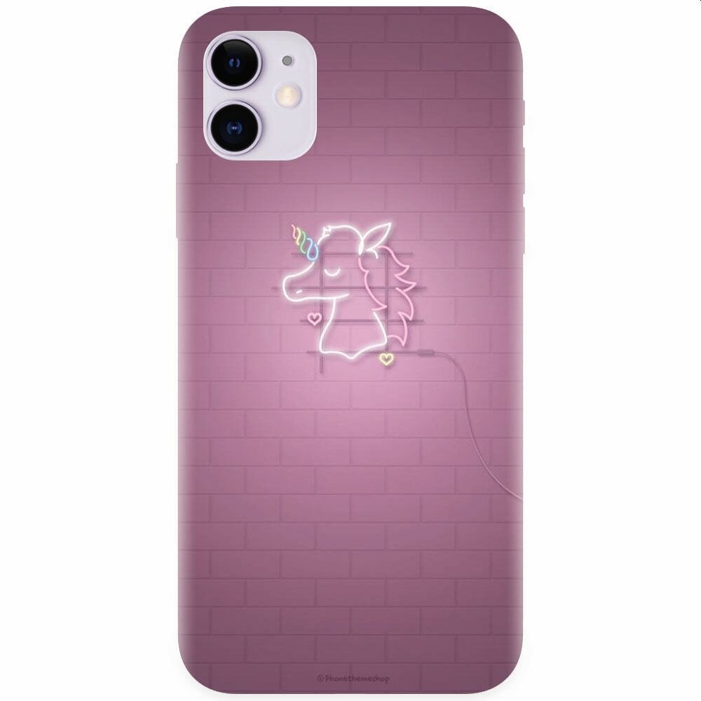 Husa silicon pentru Apple Iphone 11, Light Unicorn