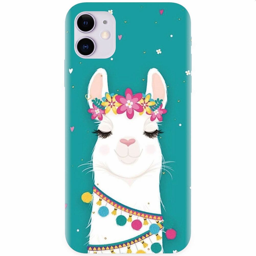 Husa silicon pentru Apple Iphone 11, Lama