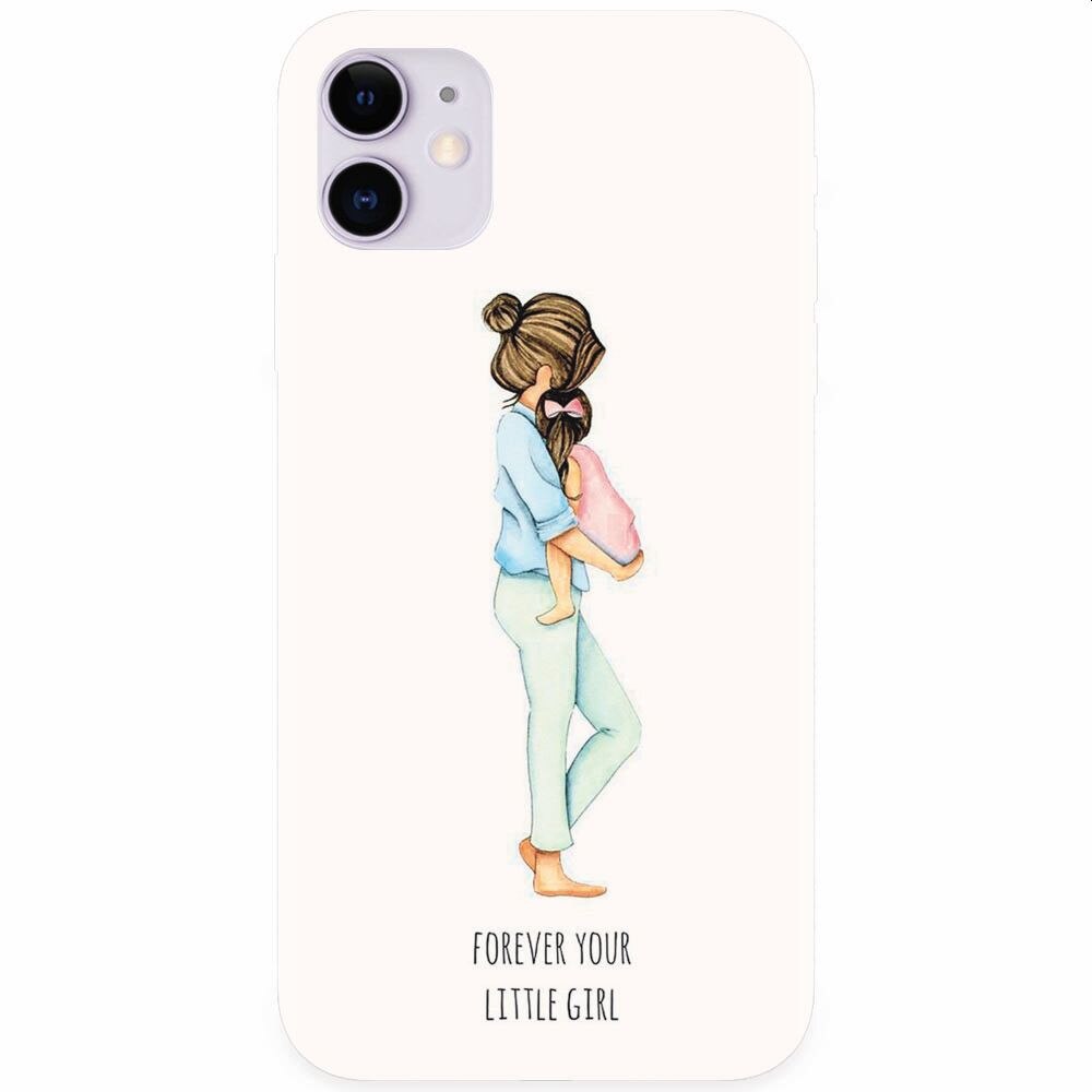 Husa silicon pentru Apple Iphone 11, Forever Little Girl
