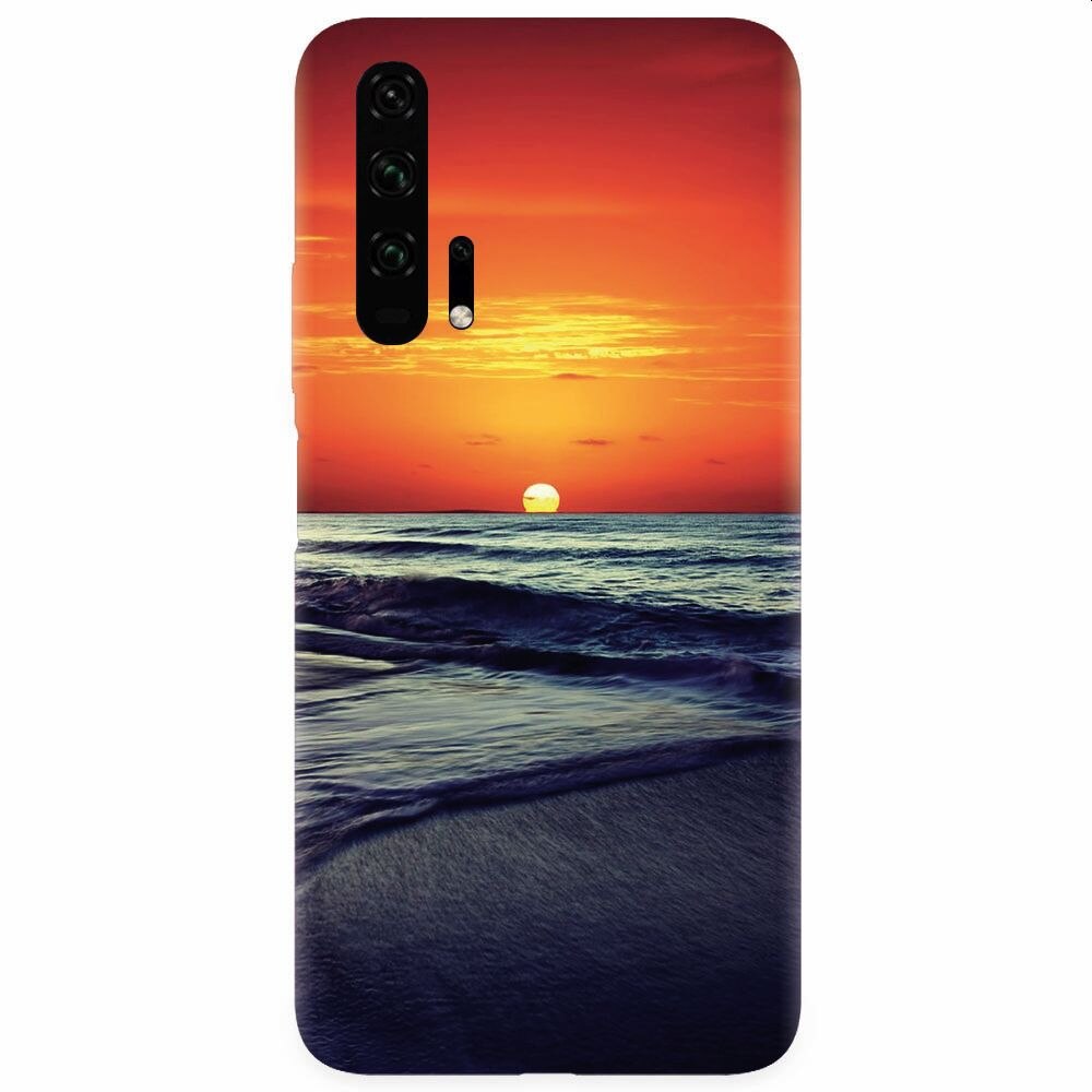 Husa silicon pentru Honor 20 Pro, Ocean Sunset