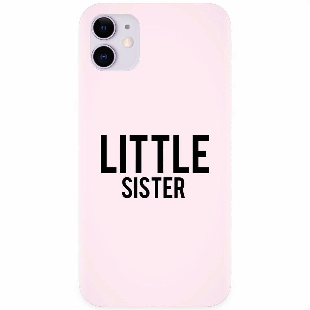 Husa silicon pentru Apple Iphone 11, Little Sister