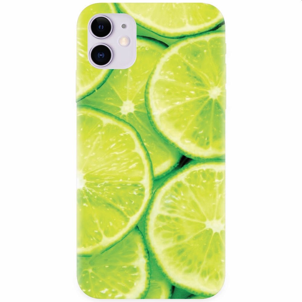 Husa silicon pentru Apple Iphone 11, Lime