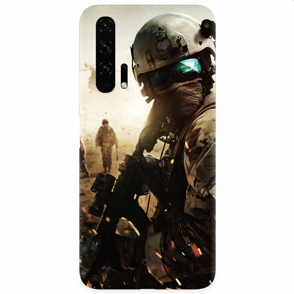 Husa silicon pentru Honor 20 Pro, Battlefield