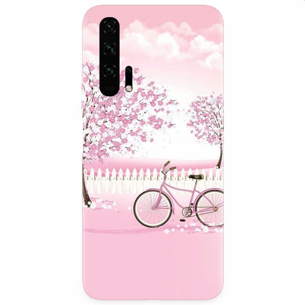 Husa silicon pentru Honor 20 Pro, Pink Spring