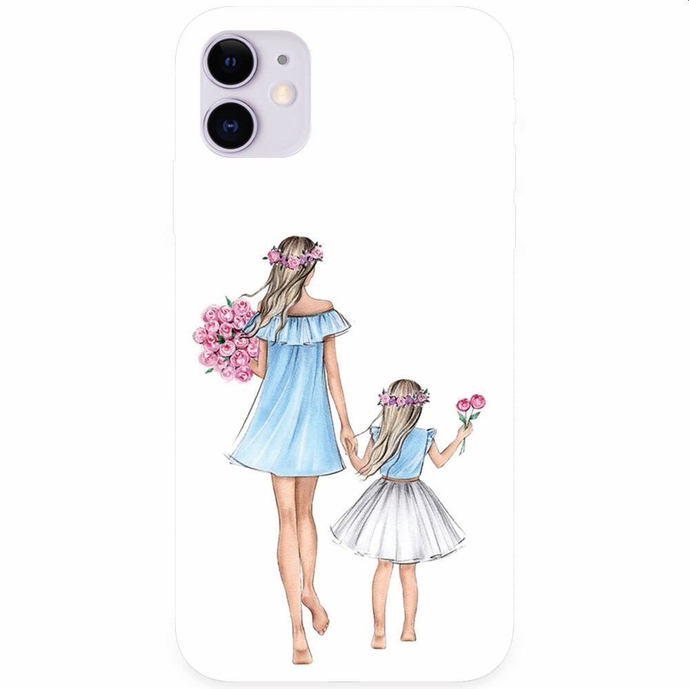 Husa silicon pentru Apple Iphone 11, Mom's Princess