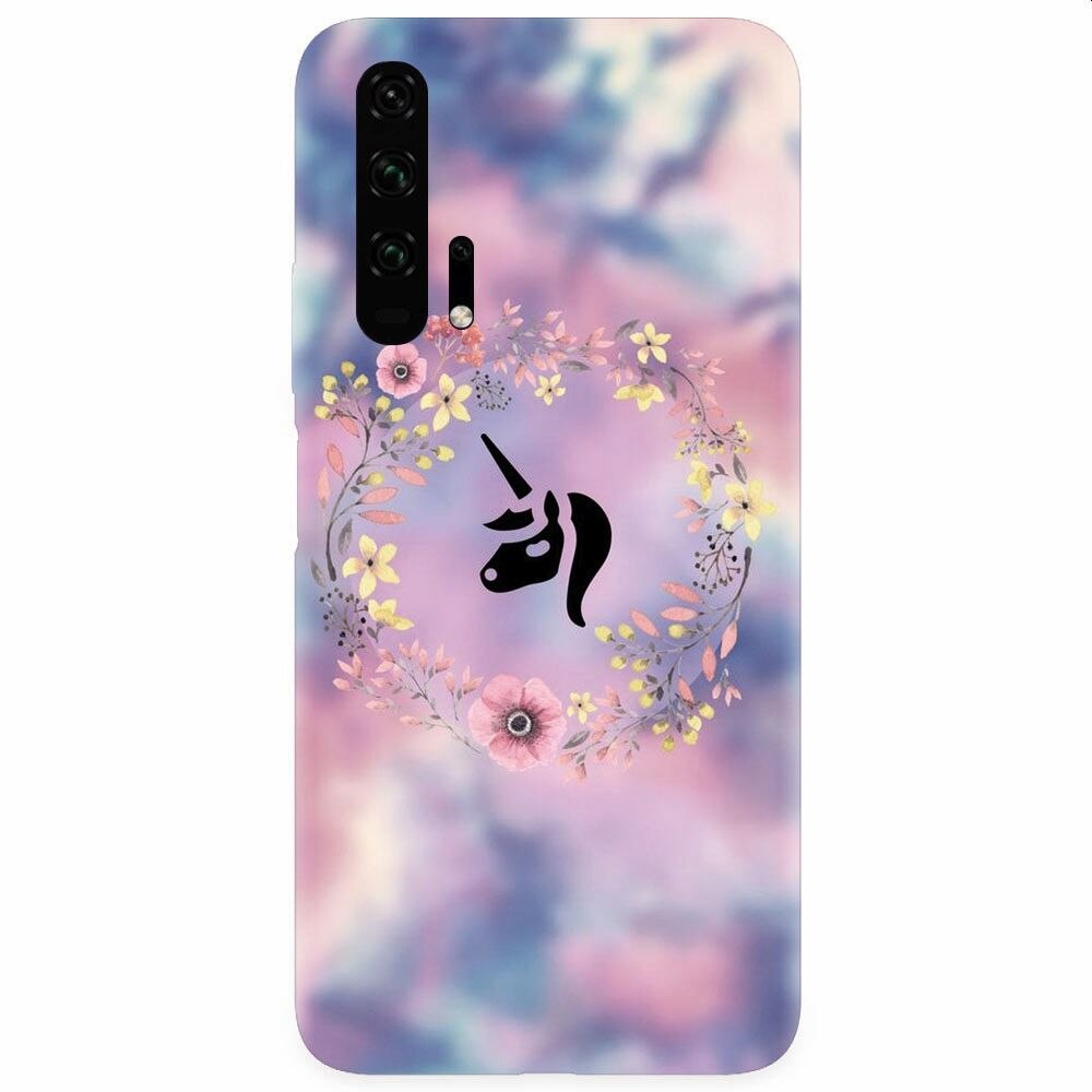 Husa silicon pentru Honor 20 Pro, Unicorn Icon