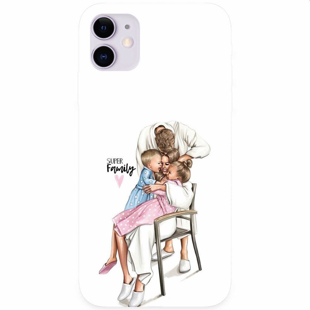 Husa silicon pentru Apple Iphone 11, Super Family