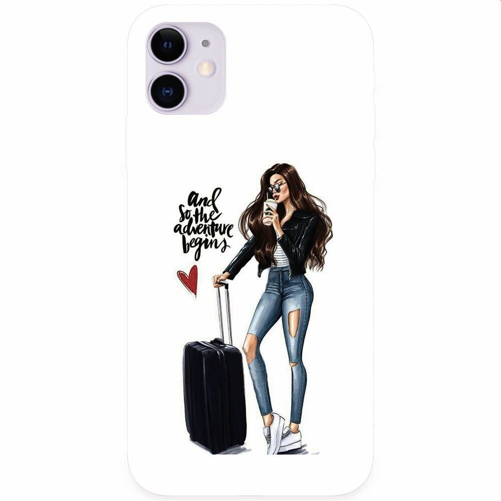 Husa silicon pentru Apple Iphone 11, And So The Adventure Begins