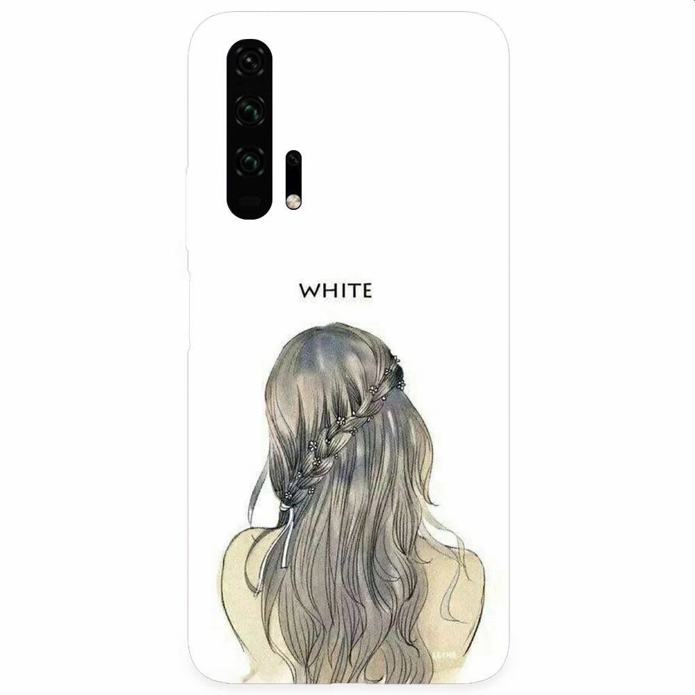 Husa silicon pentru Honor 20 Pro, White