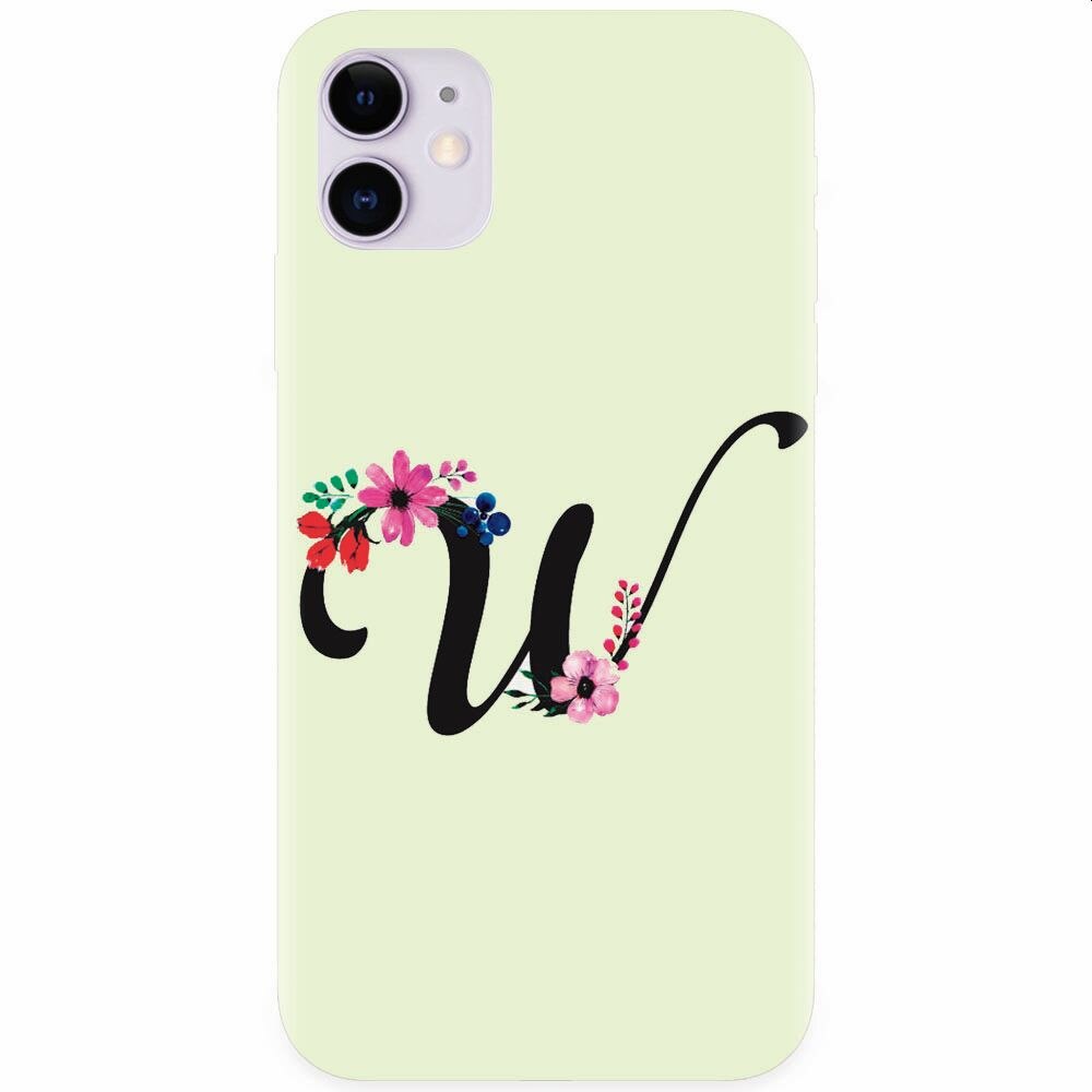 Husa silicon pentru Apple Iphone 11, Litera W