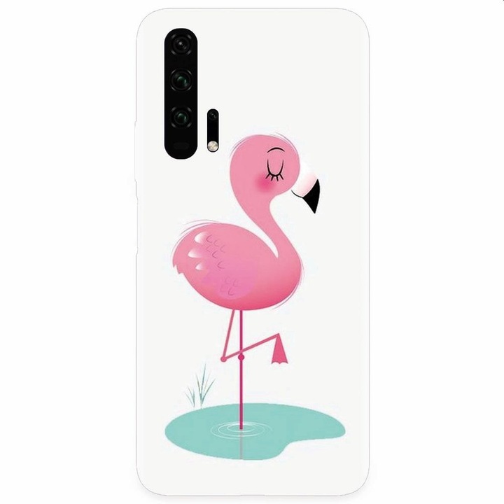 Силиконов кейс за Honor 20 Pro, Flamingo Pink
