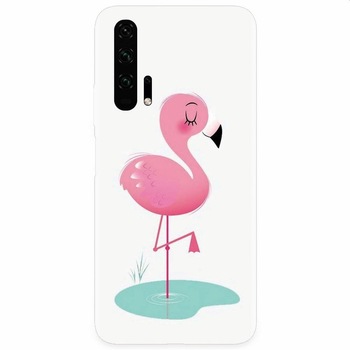 Husa silicon pentru Honor 20 Pro, Flamingo Pink Husa silicon pentru Honor 20 Pro, Flamingo Pink
