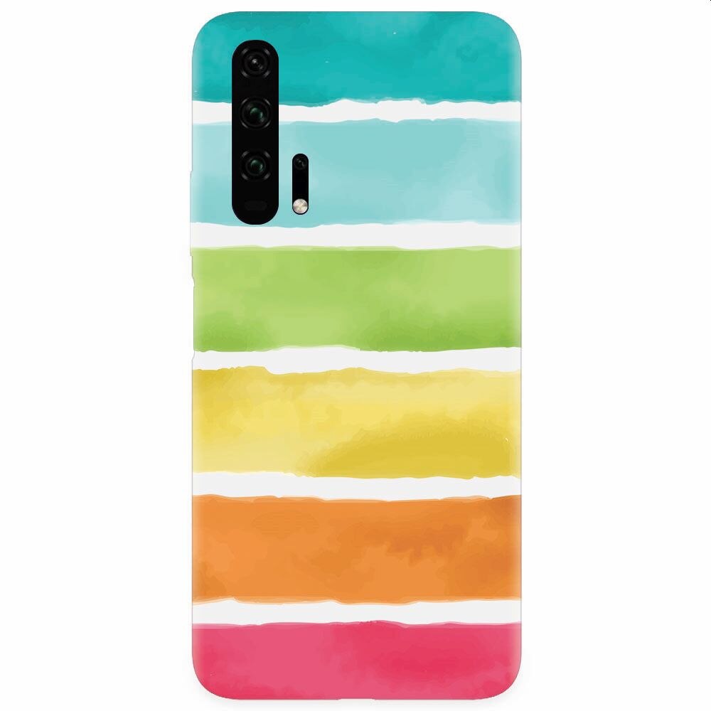 Husa silicon pentru Honor 20 Pro, Watercolors