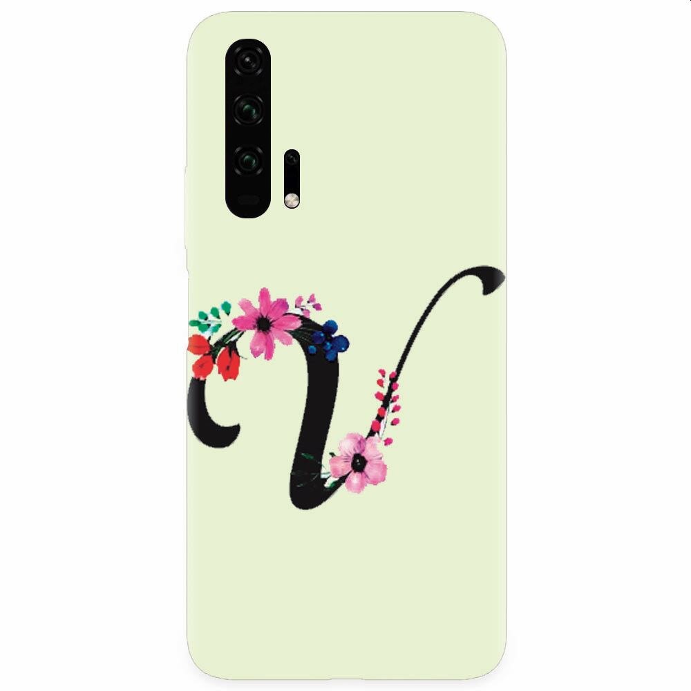 Husa silicon pentru Honor 20 Pro, Litera V