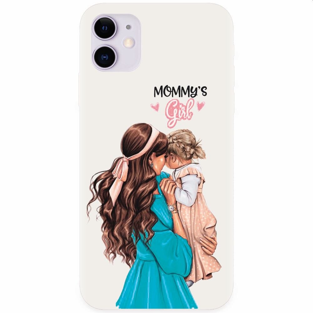 Husa silicon pentru Apple Iphone 11, Mommy's Girl 2