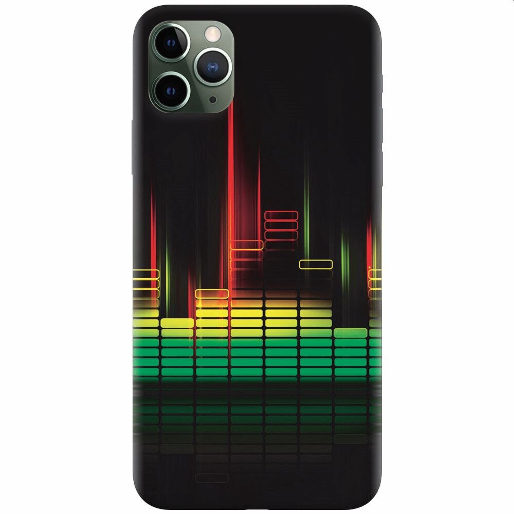 Husa silicon pentru Apple Iphone 11 Pro, Abstract Dj Sound System