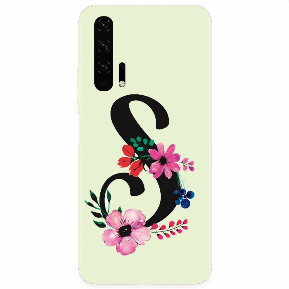 Husa silicon pentru Honor 20 Pro, Litera S