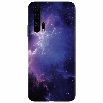 Husa silicon pentru Honor 20 Pro, Purple Space Nebula Husa silicon pentru Honor 20 Pro, Purple Space Nebula