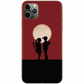 Husa silicon pentru Apple Iphone 11 Pro, Boy Girl Love Story Husa silicon pentru Apple Iphone 11 Pro, Boy Girl Love Story