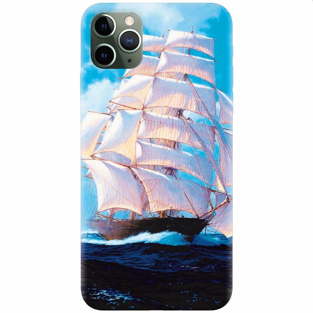 Husa silicon pentru Apple Iphone 11 Pro Max, Attractive Art Of Ships