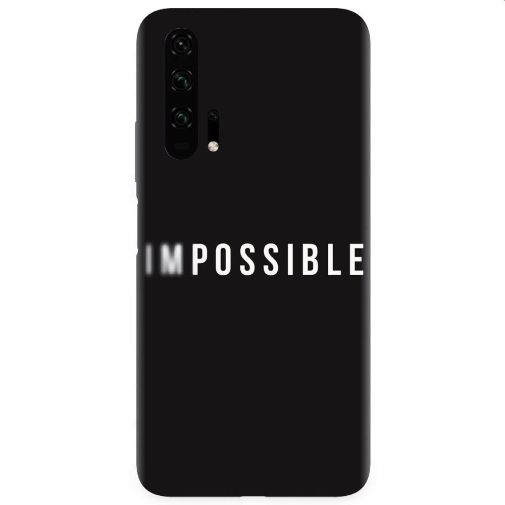 Husa silicon pentru Honor 20 Pro, Impossible
