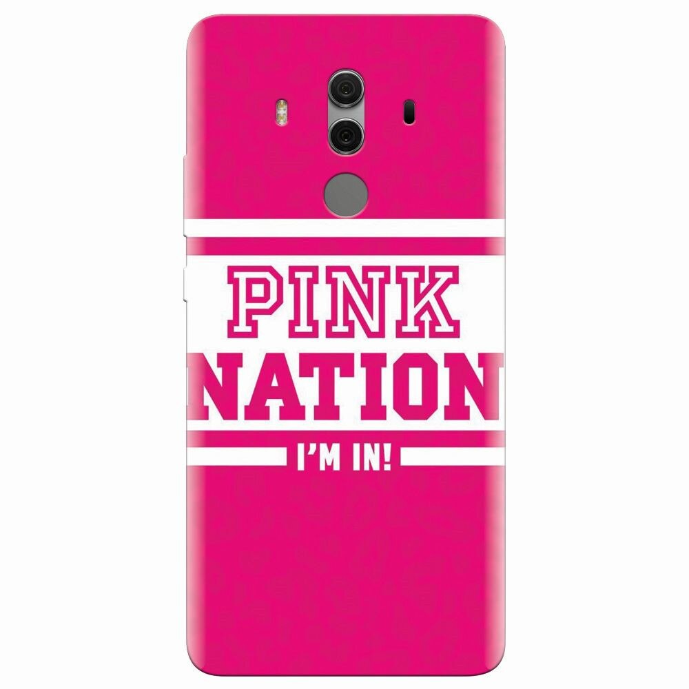 Husa silicon pentru Huawei Mate 10 Pro, Pink Nation