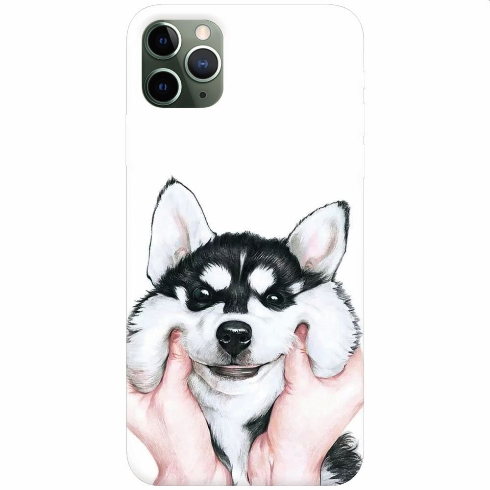 Husa silicon pentru Apple Iphone 11 Pro, Cute Dog 1