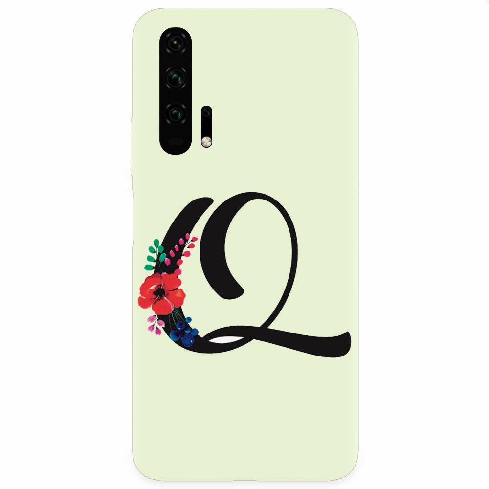 Husa silicon pentru Honor 20 Pro, Litera Q