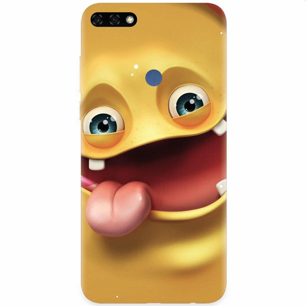 Husa silicon pentru Honor 7C, Cute Monster