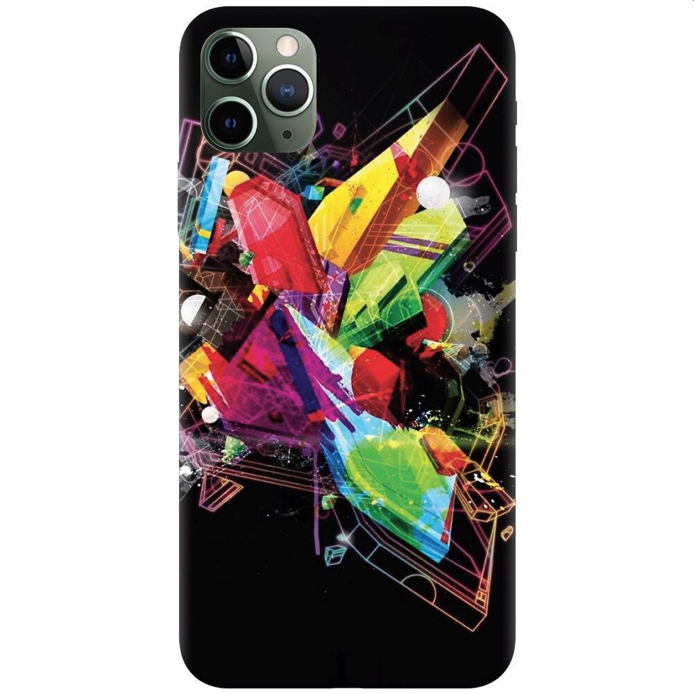 Husa silicon pentru Apple Iphone 11 Pro Max, Abstract Shape