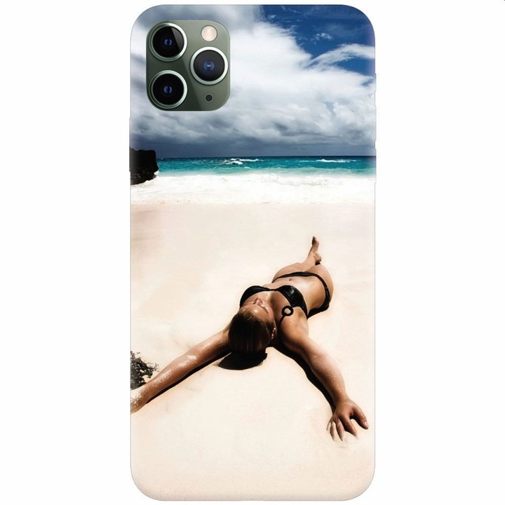 Силиконов калъф за Apple Iphone 11 Pro, Beach Lounging