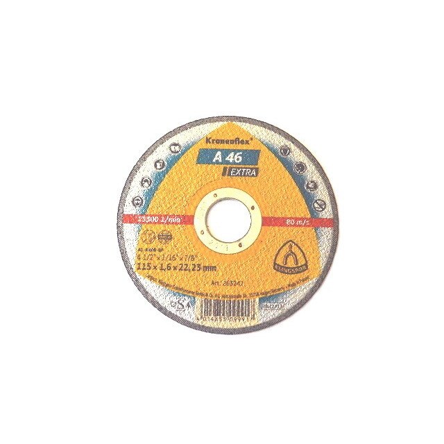 Set 25 discuri debitat metal, inox, Kronenflex, A46 extra, 115x1.6x22.23 cm