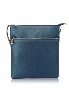 Geanta crossbody bleumarin, din piele ecologica, de dama, Leesun, AG00539 Geanta crossbody bleumarin, din piele ecologica, de dama, Leesun, AG00539