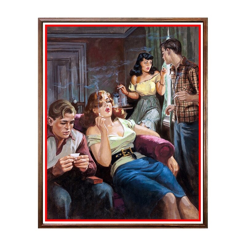 Tablou Poster, Pulp Cover Art - PCA-157, 40 x 50 cm