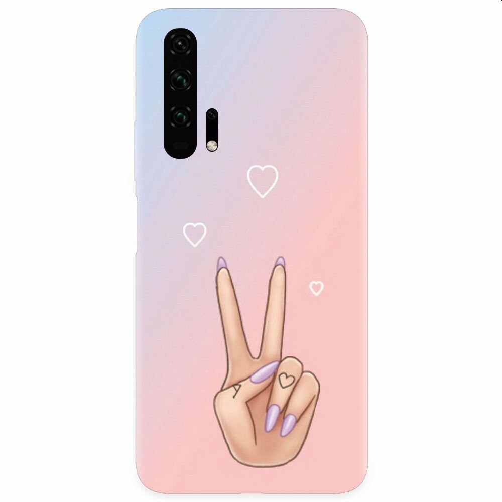 Husa silicon pentru Honor 20 Pro, Victory Love
