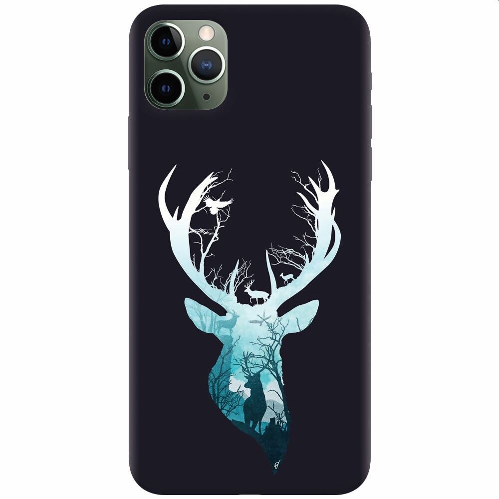 Husa silicon pentru Apple Iphone 11 Pro Max, Cerb