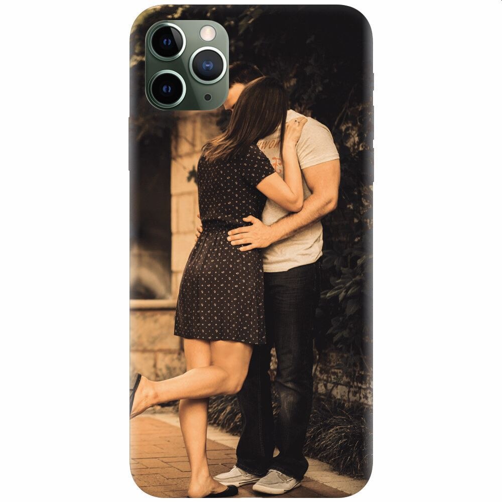 Husa silicon pentru Apple Iphone 11 Pro Max, Couple Kiss