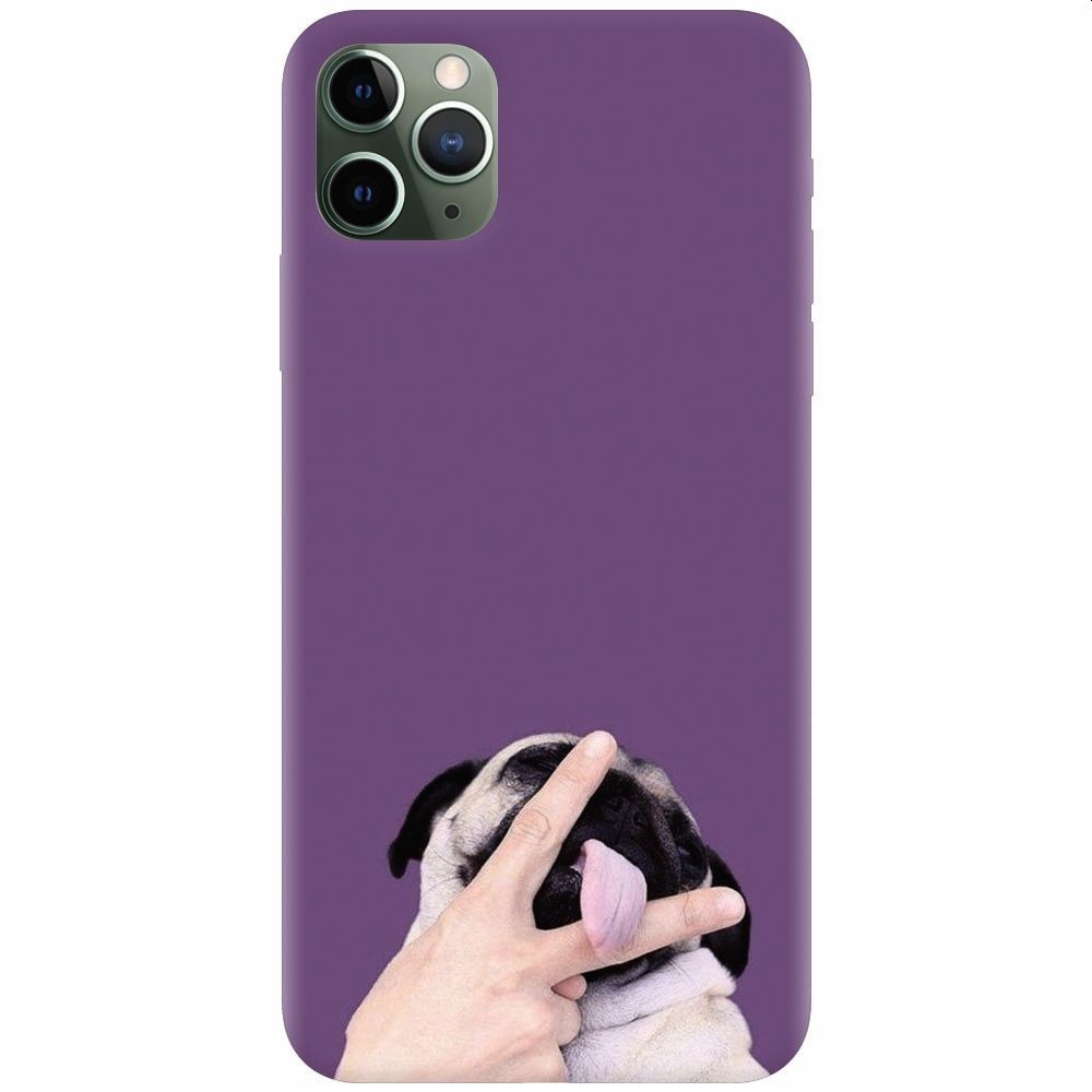 Husa silicon pentru Apple Iphone 11 Pro Max, Cute Dog 2