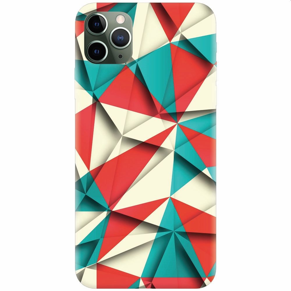 Husa silicon pentru Apple Iphone 11 Pro Max, Abstract Vector