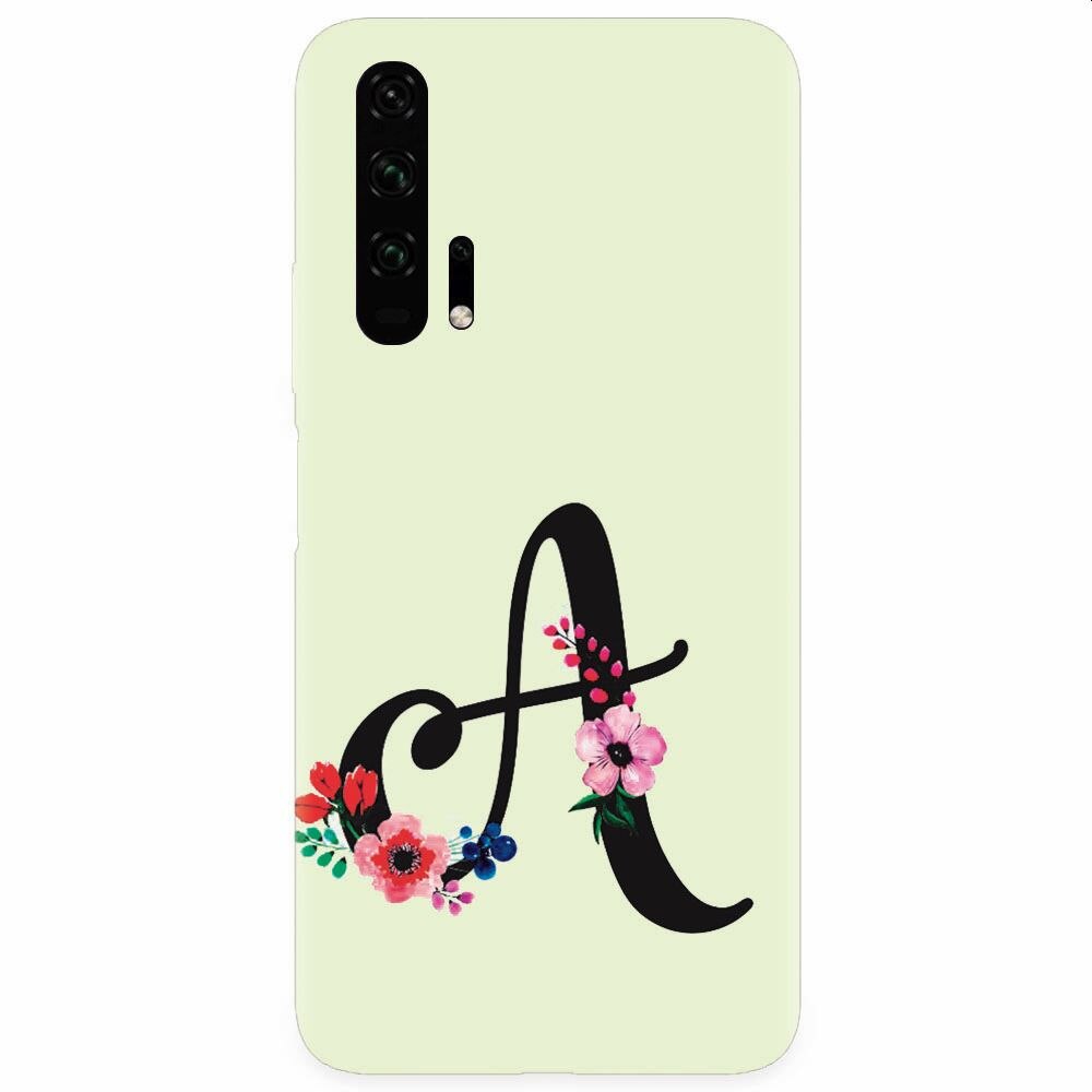 Husa silicon pentru Honor 20 Pro, Litera A