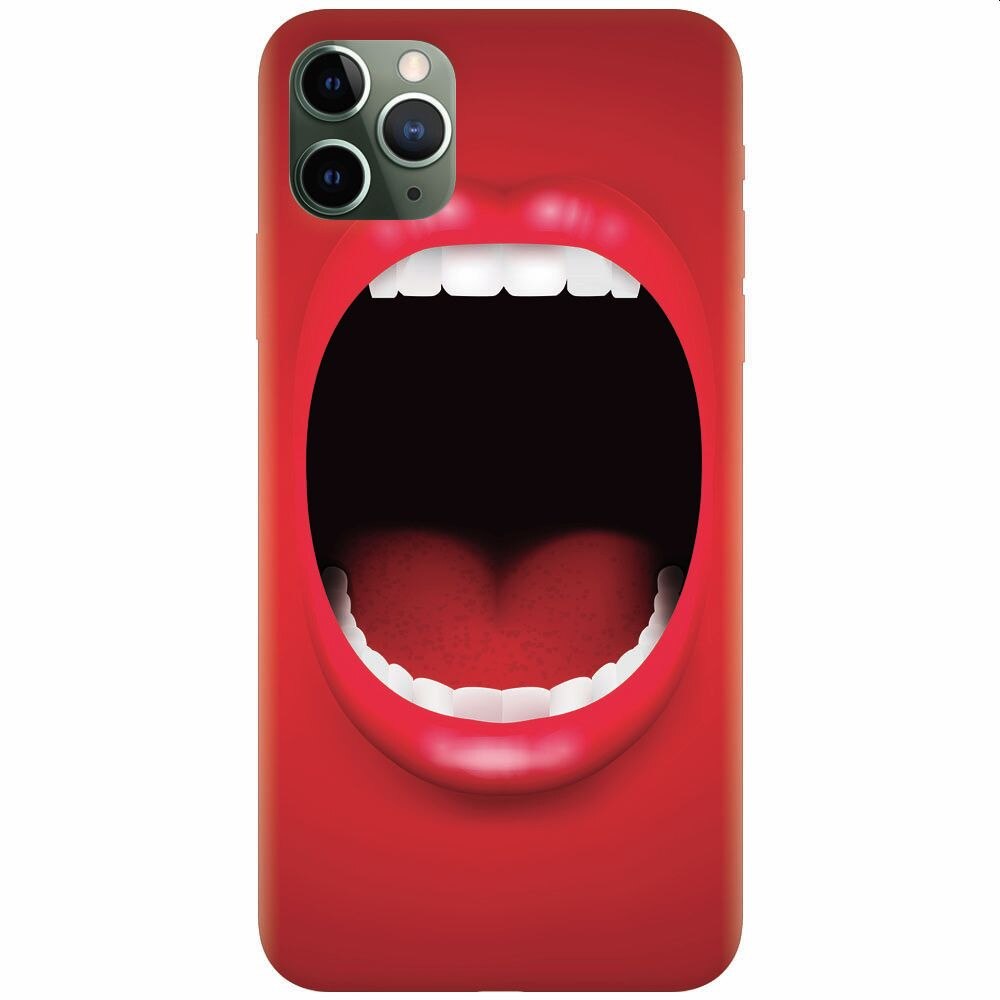 Husa silicon pentru Apple Iphone 11 Pro Max, Big Mouth