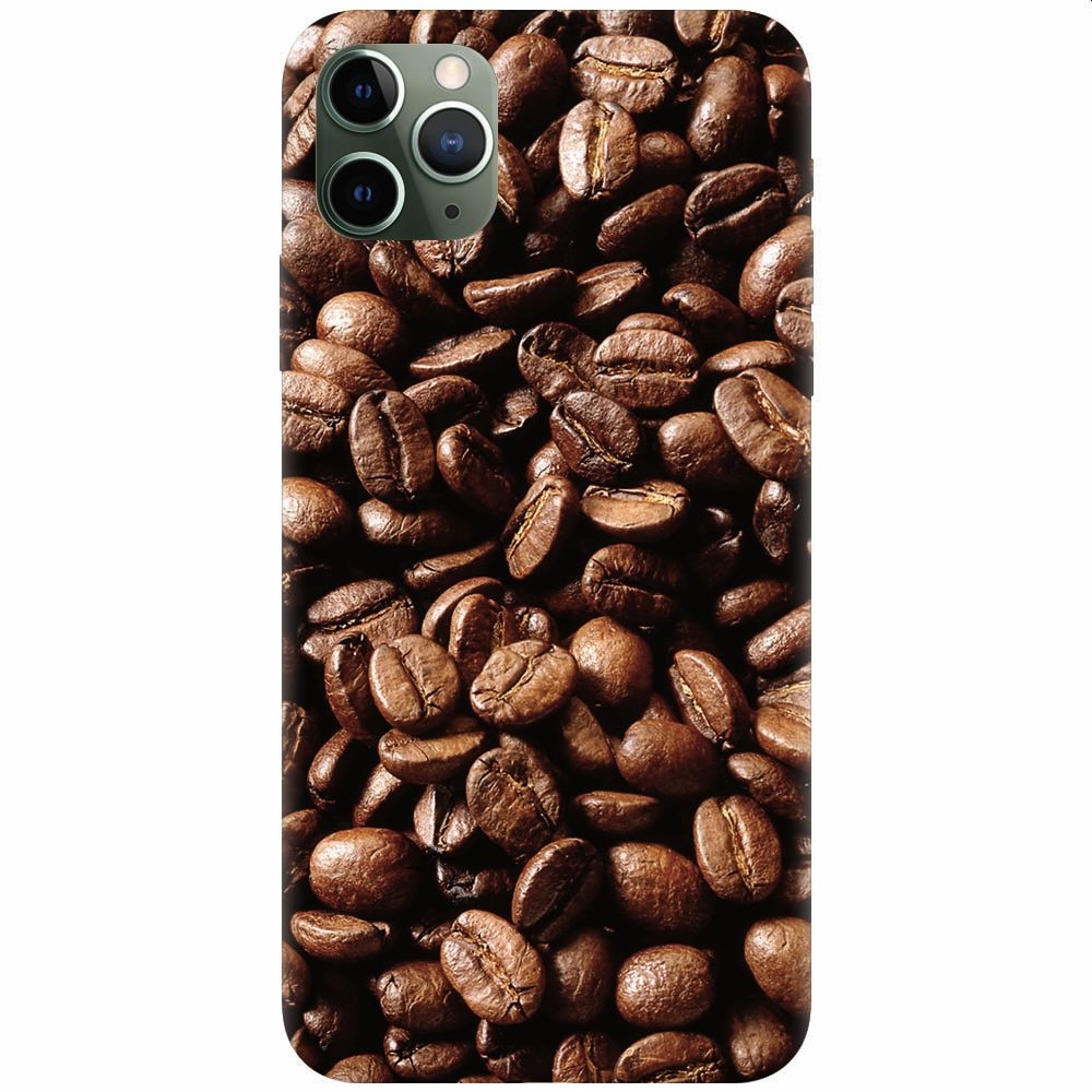 Husa silicon pentru Apple Iphone 11 Pro, Coffee Beans