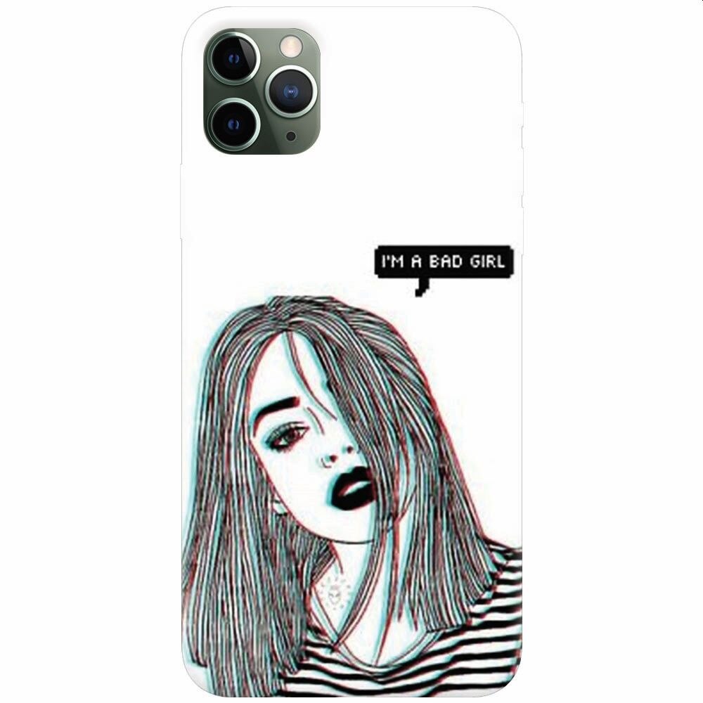 Husa silicon pentru Apple Iphone 11 Pro, Im A Bad Girl