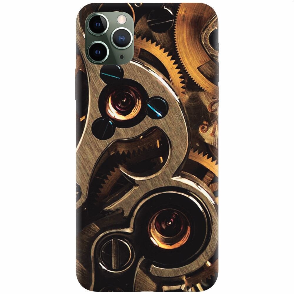 Husa silicon pentru Apple Iphone 11 Pro Max, Clock Mechanism