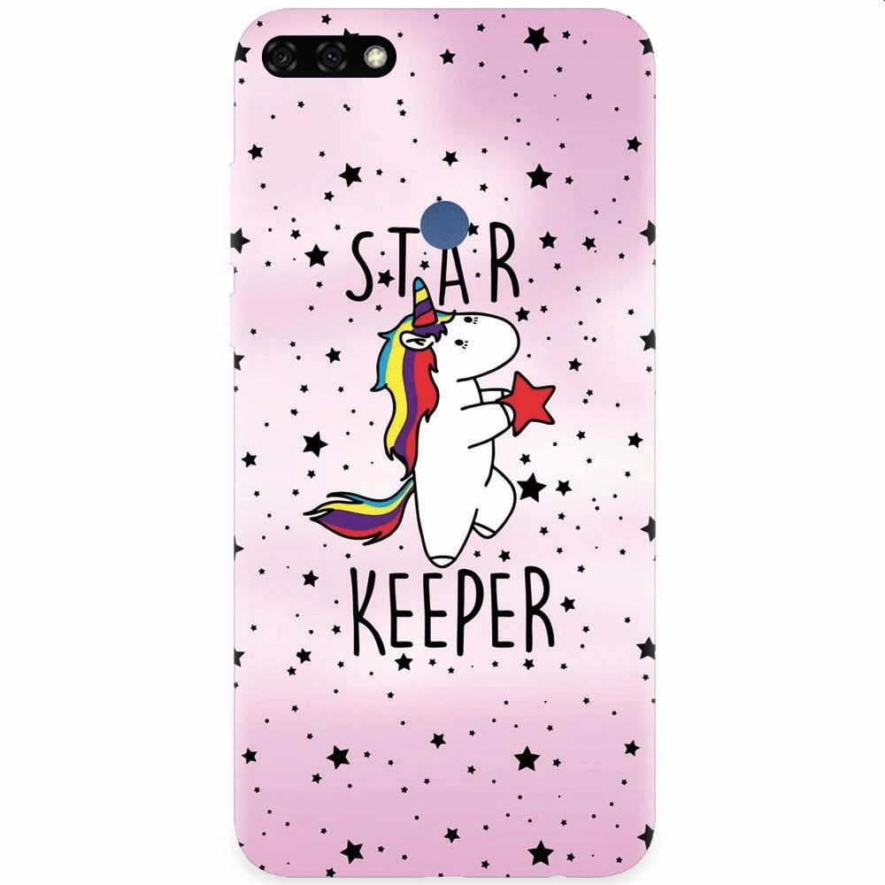 Husa silicon pentru Honor 7C, Unicorn Star Keeper