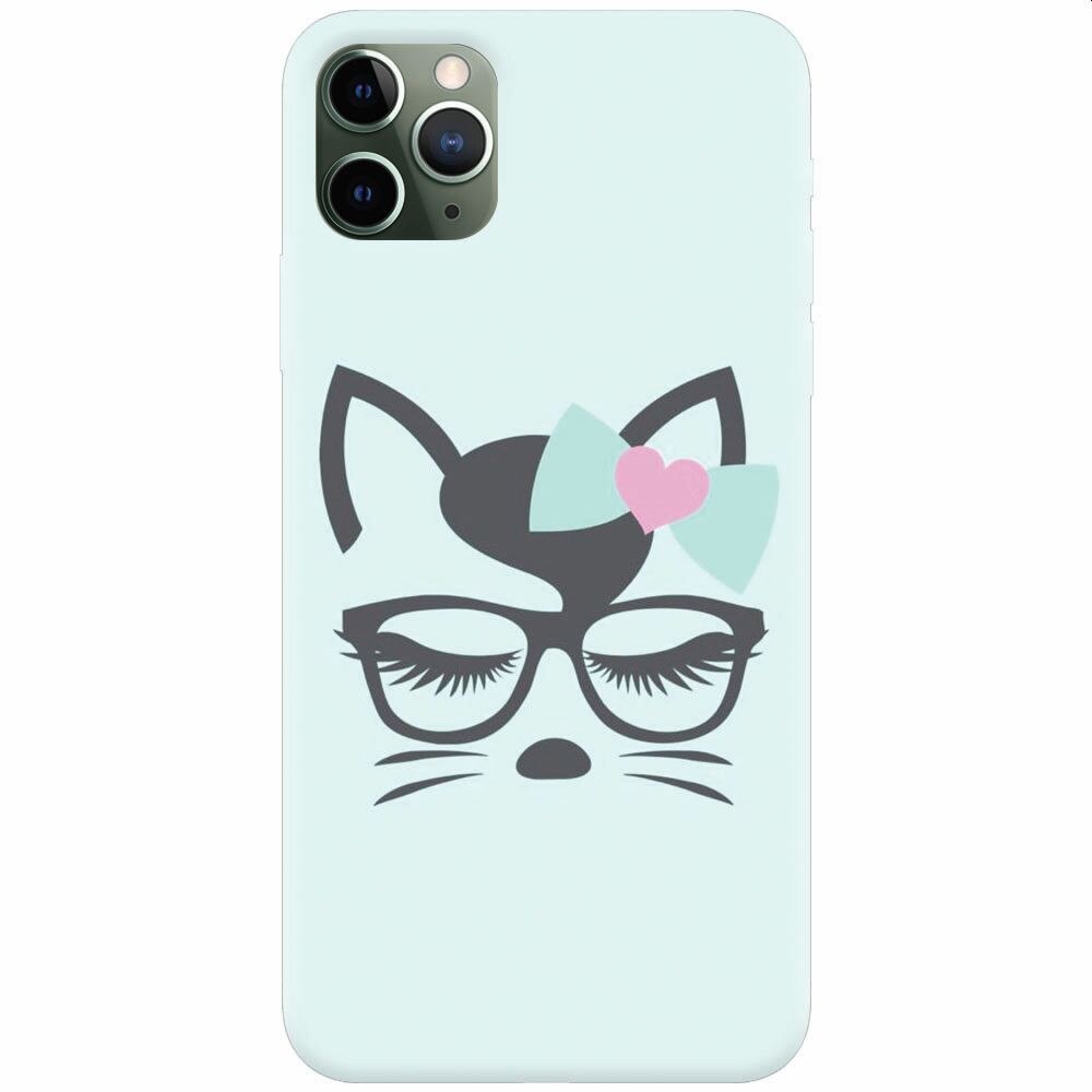 Husa silicon pentru Apple Iphone 11 Pro Max, Angel Cat