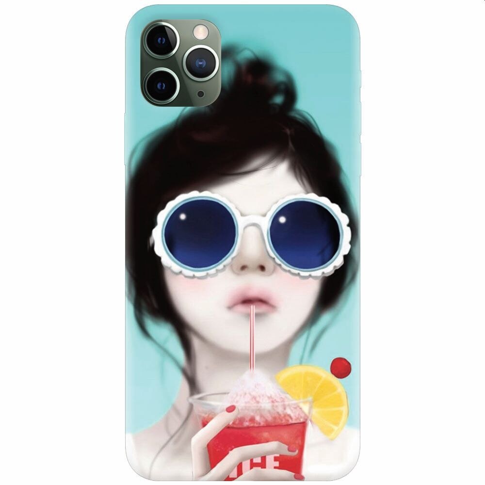 Husa silicon pentru Apple Iphone 11 Pro Max, Cute Girly 001