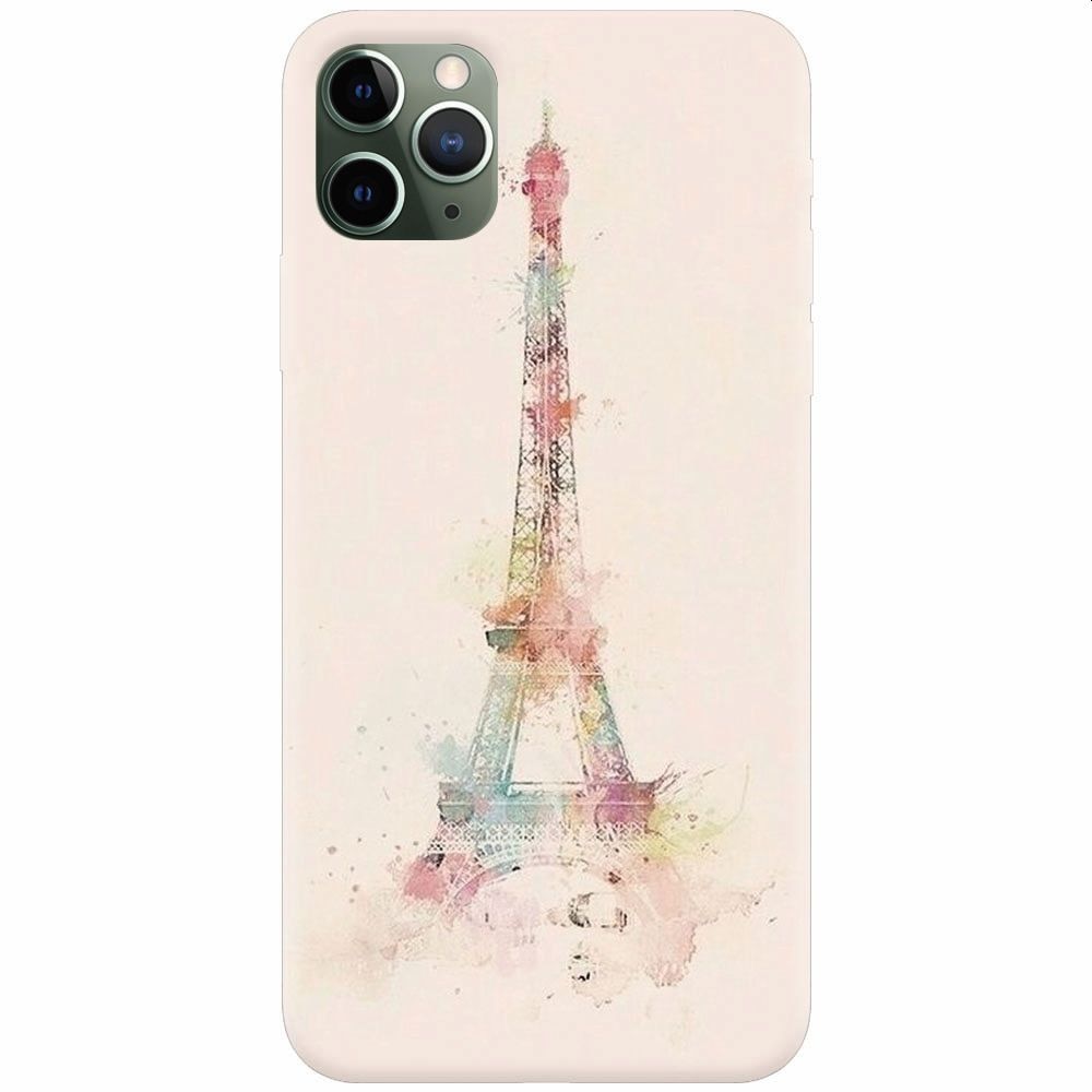 Husa silicon pentru Apple Iphone 11 Pro Max, Eiffel Tower 001